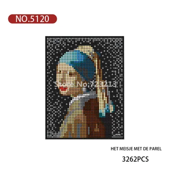 Mozaic clasic DIY Arta Pixel Pictura Blocuri Mona Lisa Noapte Înstelată Tablouri de Floarea-soarelui Cărămizi Jucării Acasă Decorare