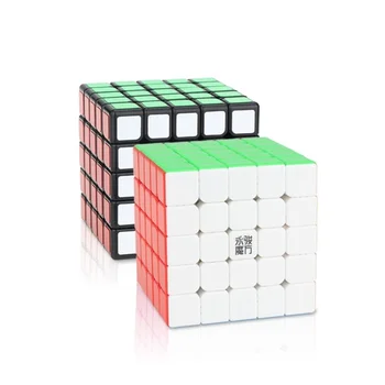 Original YJ Zhilong Mini 3x3 M 4x4 5x5 M M Magnetice Viteza de Cuburi de Dimensiuni Mici YongJun Zhilong Magico Cub Puzzle Jucarii Magnetice Cub