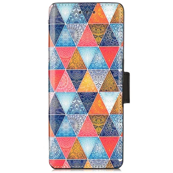 Colorat De Moda Din Piele De Caz Pentru Samsung Z Fold 3 Capac Flip Caz De Protecție Magnetic Stand Caz De Telefon