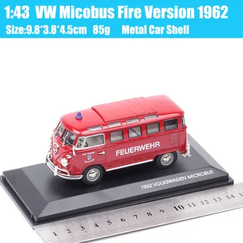 1/43 Drum semnătura vintage Germania 1962 VW Micobus foc camion autobuz Diecasts & Vehicule de Jucărie la scară mașină de model de jucărie cadou de copii băieți