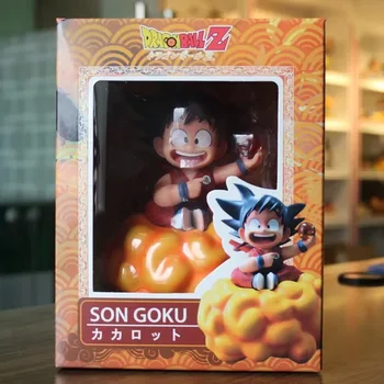 Dragon Ball Z Fiul Goku pe Cloud Statuie Figura Jucarii Model