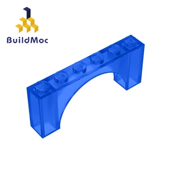 BuildMOC Compatibil Asamblează Particule 15254 Caramida Arc 1x6x2 Blocuri Părți DIY Educationa