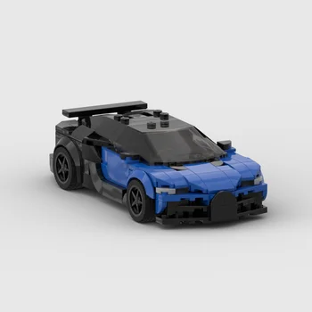 MOC Bugatti Veyron curse de Viteză cal de Curse Campion Blocuri de Cărămidă Creative Garaj Jucarii pentru Baieti Cadouri