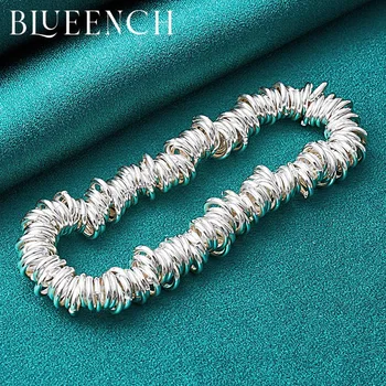 Blueench Argint 925 Multi Cerc Inel Brățară pentru Femei Petrecerea de Nunta de Moda Farmec Personalitate Bijuterii