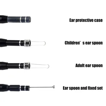 Ureche domeniul Medical otoscop endoscop curat urechile cu camera Mini Camera ureche Endoscop Inspecție Otoscop Android de Tip c usb