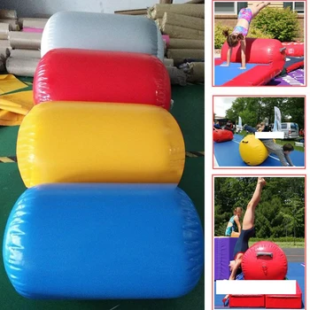 (Suport DIY Dimensiune) Piesa de Aer Cilindru compactor pentru Sport Copii Instruire Gonflabile Gimnastică Exercițiu Backflip Yogamat Cadouri de Vacanță