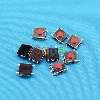 100BUC SMD 5Pin 6X6X3.1MM Roșu Tactile Tact Buton Micro Comutator de Moment