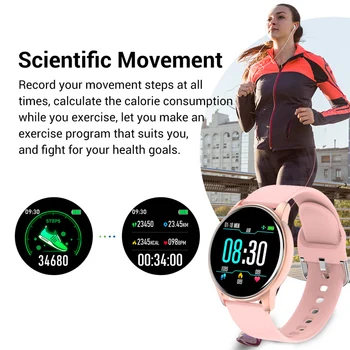 LIGE Nou Ceas Inteligent Bărbați Full Touch Screen Monitor de Presiune sanguina Memento Apel de Fitness Ceas Bluetooth Smartwatch Pentru Bărbați