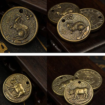 China Zodiac Monedă,-2021 Capră, BOU An, Original Comemorative Bimetal 10Yuan Monedă de Colectare, Șobolan, Maimuță Cocoș Câine Porc