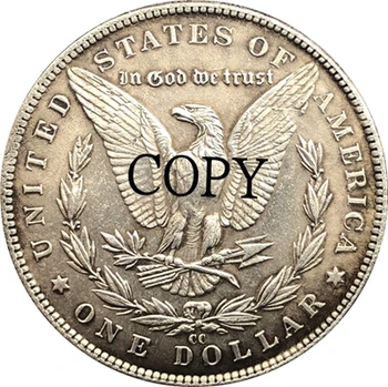 Hobo Nichel 1879-CC statele UNITE ale americii Morgan Dollar COIN COPIA Tip 181