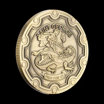 Statele unite ale americii Operațiunea eliberarea Irakului de Colectie Placat cu Cupru Souovenir Monedă Saint George și Dragonul Monedă Comemorativă