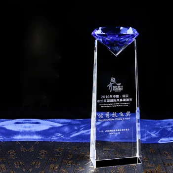 Personalizate Colorate Diamant Cristal Trofeu Sticla Grammy Medalii De Evenimente Sportive Premii Cupa Campionilor