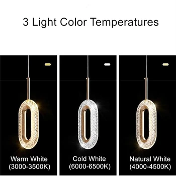 1/2 Cap Nordic Luminile LED pentru Iluminare Interioară Lampă de Agățat Pentru Acasa, Mese Living, Scari Moderne, Decor de Lux